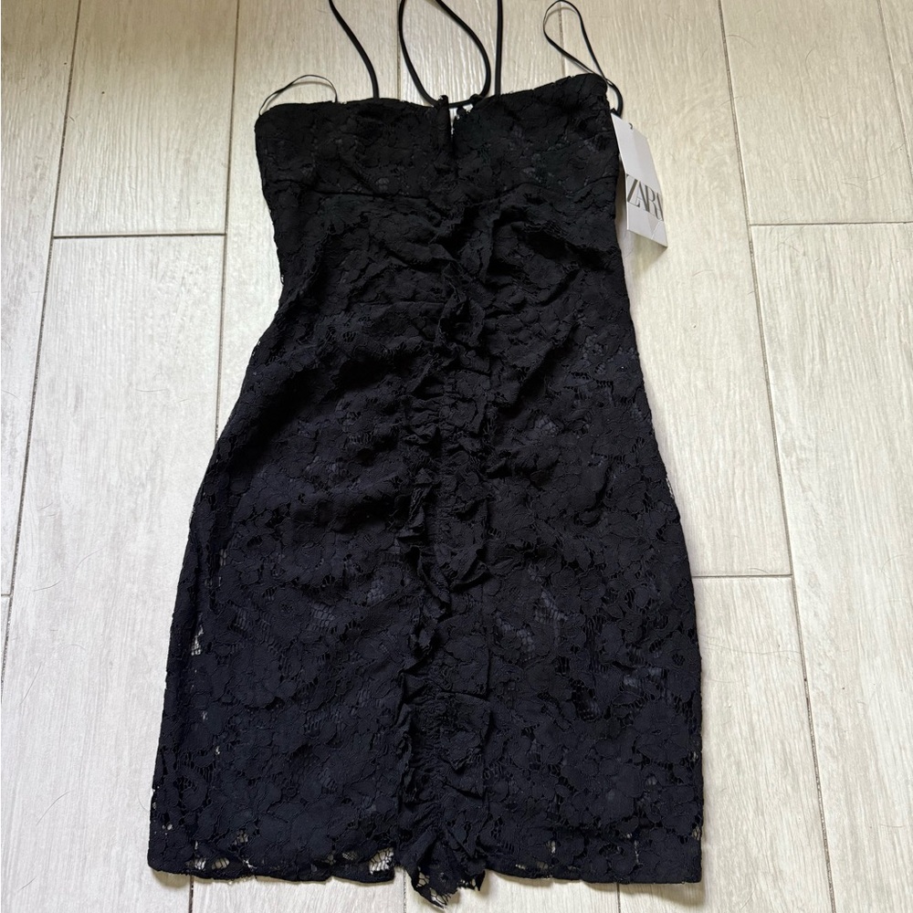 Zara Black Lace Dress